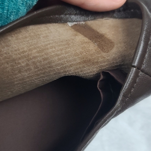 Siena Studio Brown Leather Skirt | Women's Size 4 - Picture 5 of 7